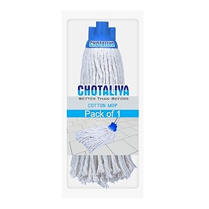 round mop cotton refill 250 gms mop blue pack of 1