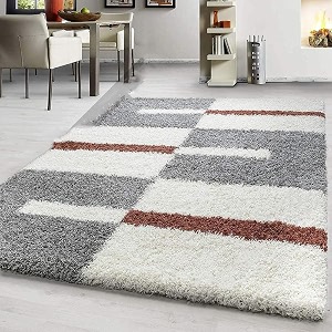 hand woven shaggy rectangular carpet for hall with 2 inch pile height 2x4 feet multi color  rug for living room  galicha for hall  room mats for floor bedroom 60x120 cm