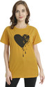 CHOZI Printed Women Round Neck Multicolor T-Shirt