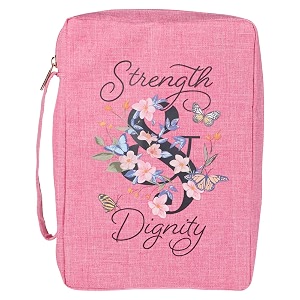 Christian Art Gifts Polyester Canvas Bible Cover