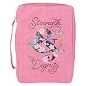 Christian Art Gifts Polyester Canvas Bible Cover
