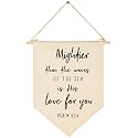 Christian Bible Verses Art-Scripture Flag Sign Gift for Baby Newborn Boys Girls Kids-Banner Pennant Wall Decor Present for Nursery Bedroom Playroom -Baby Present Shower-New Home Christmas Gift