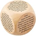Christian Brands Youth Childrens Catholic Gift Learning Toy Large 2 1/4" Wood Original Our Father Prayer Cube