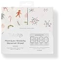 Christmas Bassinet Sheets Neutral Fits Standard 1634