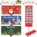 Christmas Cash Gift Envelope 10 Slots, Christmas Money Holders for Cash