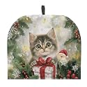 Christmas Cat Small Tea Pot Cozy Cover Teapot Insulation Cover for Extra Thick Wadding Tea Kettle Dust Cover for Housewife Tea Cosy for Teapot Home Kitchen Decorative Tea Cozies