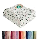 Christmas Fleece Blanket Throw - Flannel Throw - Christmas Trees 4, 50x60