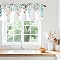 Christmas Gingerbread Man Window Valance, 42x12 in, Snowman Cookie