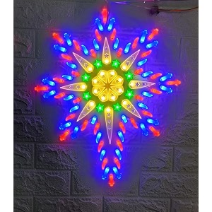 christmas led fashionable decorative star xmas star led light multi color 8 type adjustable switch multi color mode light and direct power frame may vary mostly white for seven days