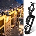 Christmas Light Clips, Shingle Gutter Clips for C7 C9 Lights, 100 Pack