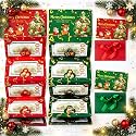 Christmas Money Envelopes for Cash 6 Slots, Christmas Cash Envelopes