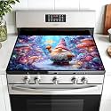 Stove Top Cover for Electric Stove, Glass Cooktop Mat, 28 x 20 Inch
