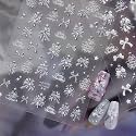 Christmas Nail Stickers Xmas Tree Nail Art Stickers Star Bow Nail Decals