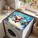 Washer Dryer Top Cover Mat, Non-Slip Dust-Proof Pad, 23.6"x19.7"