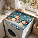Washer Dryer Top Cover Mat, Non-Slip Dust-Proof Pad, 23.6"x19.7"