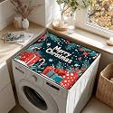 Washer Dryer Top Cover Mat, Non-Slip Dust-Proof Pad, 23.6"x19.7"