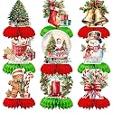 Christmas Party Centerpieces, Christmas Honeycomb Centerpieces for Table