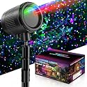 Christmas Projector Lights Outdoor, 3 Color Firefly Light Show, IP65 Waterproof Light Projector Outdoor with Remote Control and Timer, Indoor Projection Lights for House Garden Holiday Xmas Decor