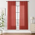 Linen Curtains 72 Inch for Living Room
