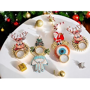 christmas reindeer tealight candle holdersmetal candle wax shadow tealight candle holder for home decor candle diya christmas festival decoration time deer tree santa tealight 916