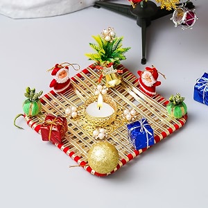 christmas reindeer tealight candle holdersmetal candle wax shadow tealight candle holder for home decor candle diya christmas festival decoration time deer tree santa tealight q