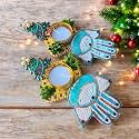 Christmas Candle Holders, Reindeer Shadow Tea Light Decoration | Decorative Diya Tealight Candle HolderDesign Hand Made Tea Light Candles Holder for | Christmas Decorations (Tree)