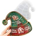 Christmas Resin Tray Molds, Santa Hat Silicone Molds for Epoxy Resin