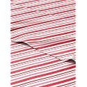 Christmas Sheet Set, Candy Cane Stripe, Holiday Xmas Bedding Set - Queen