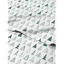Christmas Sheet Set, Christmas Tree 3, Holiday Xmas Bedding Set - King Size