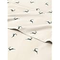 Christmas Sheet Set, Festive Reindeer, Holiday Xmas Bedding Set - Queen