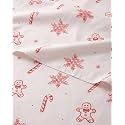Christmas Sheet Set, Holiday Sweets, Holiday Xmas Bedding Set - Queen Size