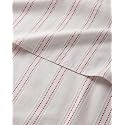 Christmas Sheet Set, Red Dot Stripe, Holiday Xmas Bedding Set - Full Size