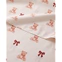 Christmas Sheet Set, Teddy Bears, Holiday Xmas Bedding Set - Full Size