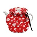 Christmas Snowflake Tea Cozy for Teapot,Xmas Anti Dust Kettle Dust Covers, Insulated Teapot Cover Kettle Covers Easy to Clean