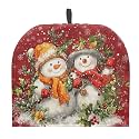 Christmas Snowman Red Teapot Cozy Butterfly Tea Cozy for Teapot Insulated Tea Cozies Tea Pot Cover Xmas Decor Home Kitchen Decorative Teapot Protector