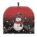 Christmas Snowman Stars Teapot Warmer Tea Cosy for Teapot Insulated Kettle Cover to Keep Tea Warm Teapot Cozy Breakfast Warmer for Home Kitchen Tea Party Christmas Decor