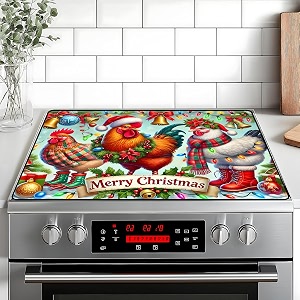 Christmas Stove Top Cover Snowman Stove Top