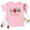Christmas Tree Shirt for Toddler Boys Girls Merry Christmas T-Shirts Short Sleeve Holiday Tee Xmas Gift Tops