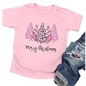 Christmas Tree Shirt for Toddler Boys Girls Merry Christmas T-Shirts Short Sleeve Holiday Tee Xmas Gift Tops