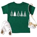 Christmas Tree Shirt for Toddler Boys Girls Merry Christmas T-Shirts Short Sleeve Holiday Tee Xmas Gift Tops