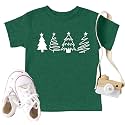 Christmas Tree Shirt for Toddler Boys Girls Merry Christmas T-Shirts Short Sleeve Holiday Tee Xmas Gift Tops