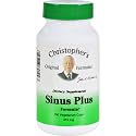 Christopher's Original Formulas Sinus Plus, Sinus Support Capsules, Whole Herb Synergistic Blend, 100 Count - Pack of 12