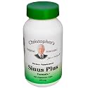 Christopher's Original Formulas Sinus Plus, Sinus Support Capsules, Whole Herb Synergistic Blend, 100 Count - Pack of 4