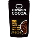 Christopher Cocoa 99% Pure Dark Chocolate Couverture Callets 1Kg (Chocolate Chips, Buttons, Snack, Bake, Cake, Hot Chocolate)
