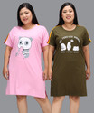 Christy World Colorblock Women Round Neck Multicolor