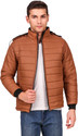 Christy World Men Solid Quilted Jacket