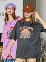 Christy World Printed Women Round Neck Multicolor T-Shirt