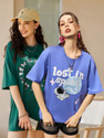 Christy World Printed Women Round Neck Multicolor T-Shirt