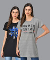 Christy World Pack of 2 Women Nightshirts (Multicolor)