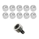 Chrome 5/16" Hex Allen Bolt Cups Engine Dressup Washers